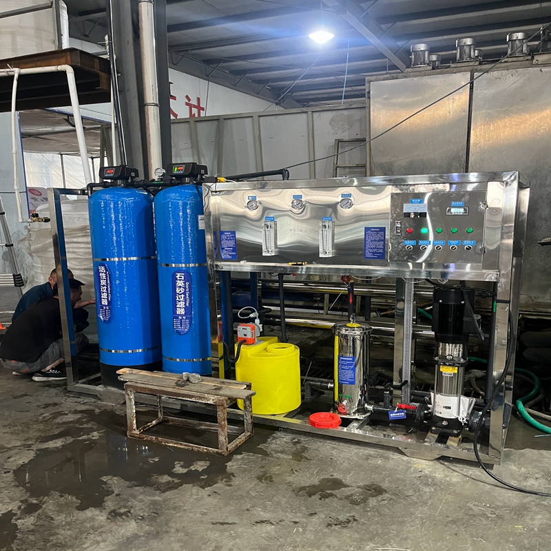 周口玻璃廠反滲透設備：工作流程