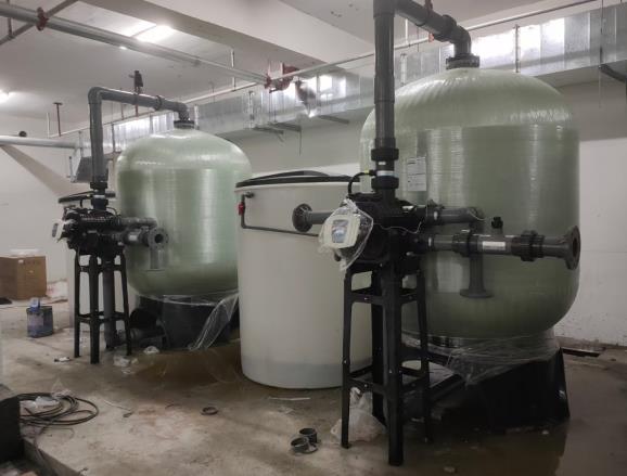 新鄉軟化水設備安裝現場