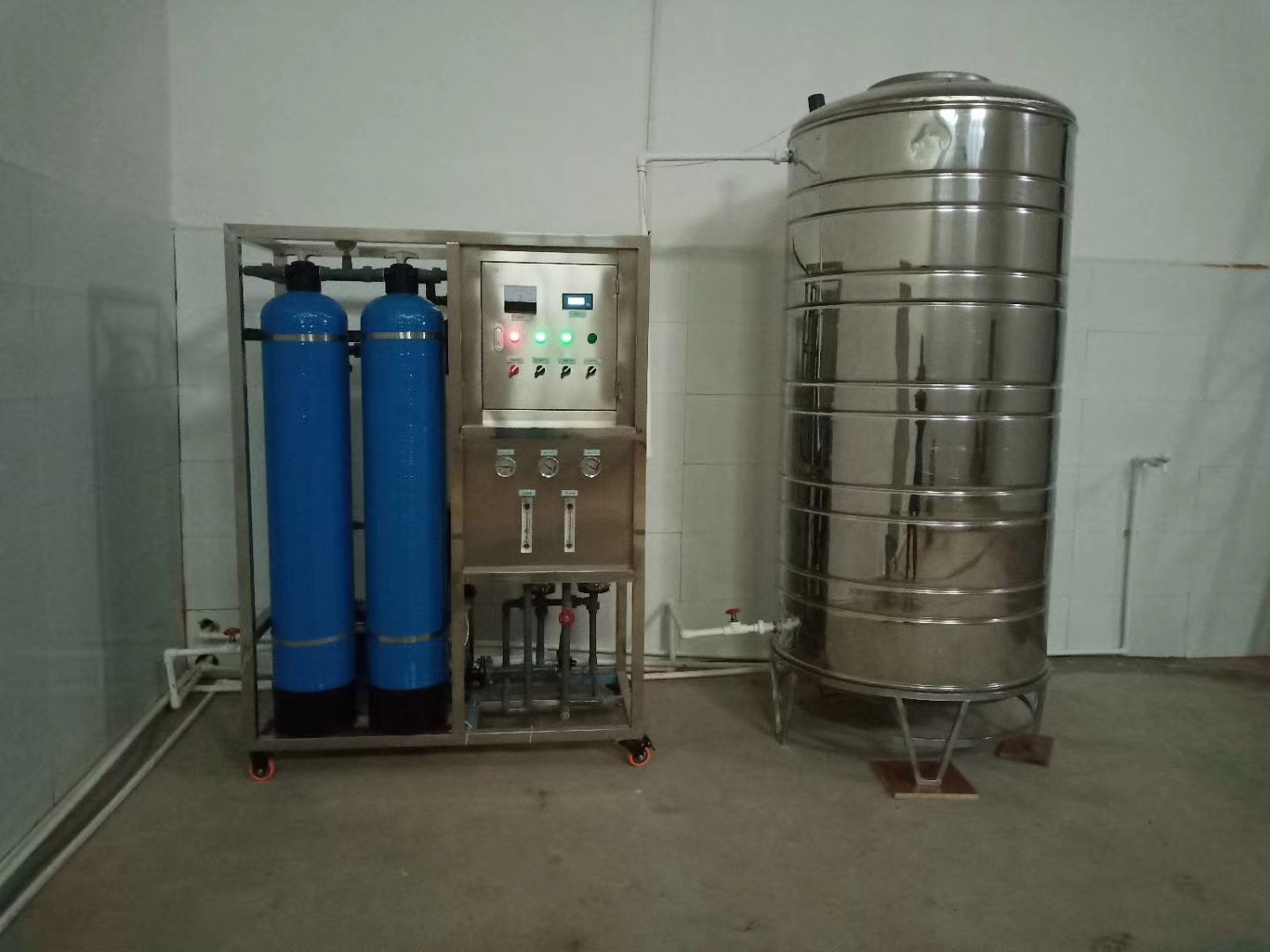 焦作0.5噸反滲透設備，石磨坊安裝